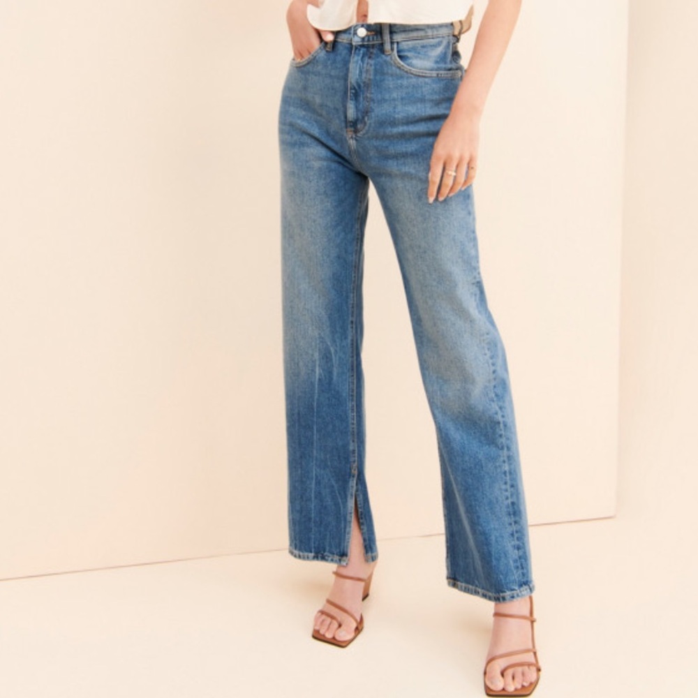 Emilie Classic Blue Straight Leg Jeans
